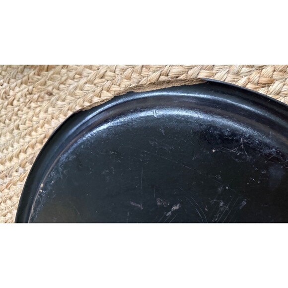 Large 24" Antique Victorian Paper Mache Oval Tray Mother of Pearl Hand Painted - Picture 8 of 12